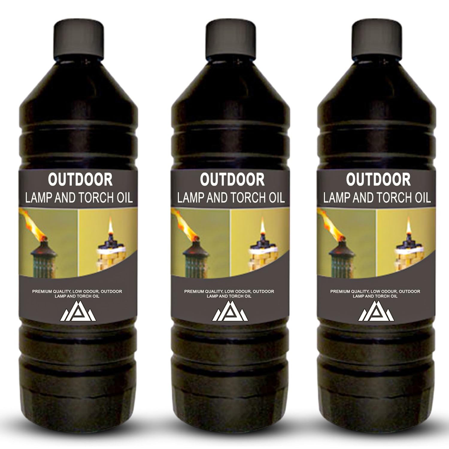 Perfectonish Outdoor Lamp Oil for Garden Burners -Ideal Lamp Oil for Tiki Torches, Oil Lanterns, and Insect Repellent 1L (3)