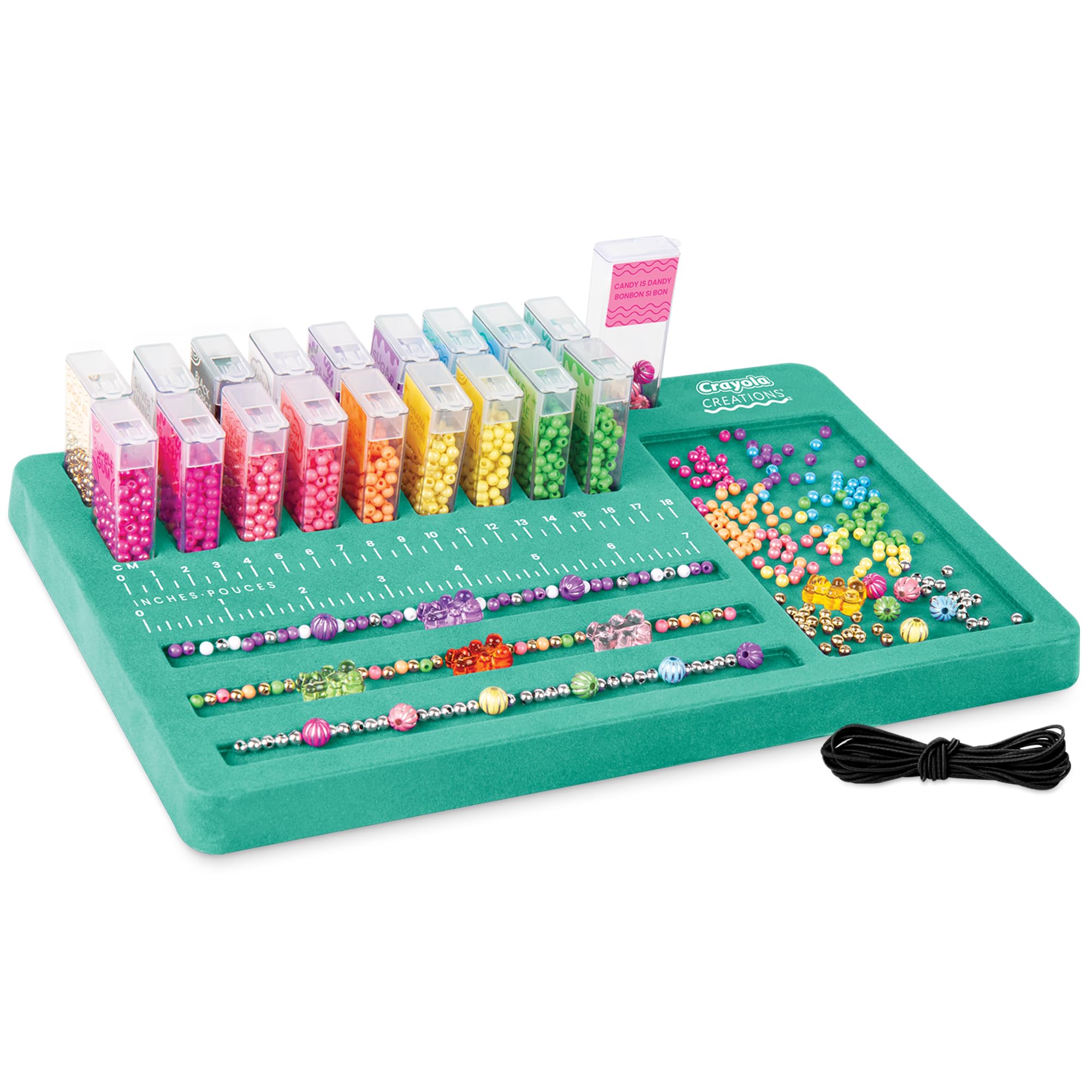 CRAYOLA Creations - Laboratorio delle Perline, Set per Creare Gioielli Personalizzati con 2500 pezzi, Attività Creativa e Regalo per Bambine, da 8 anni, 04-2963