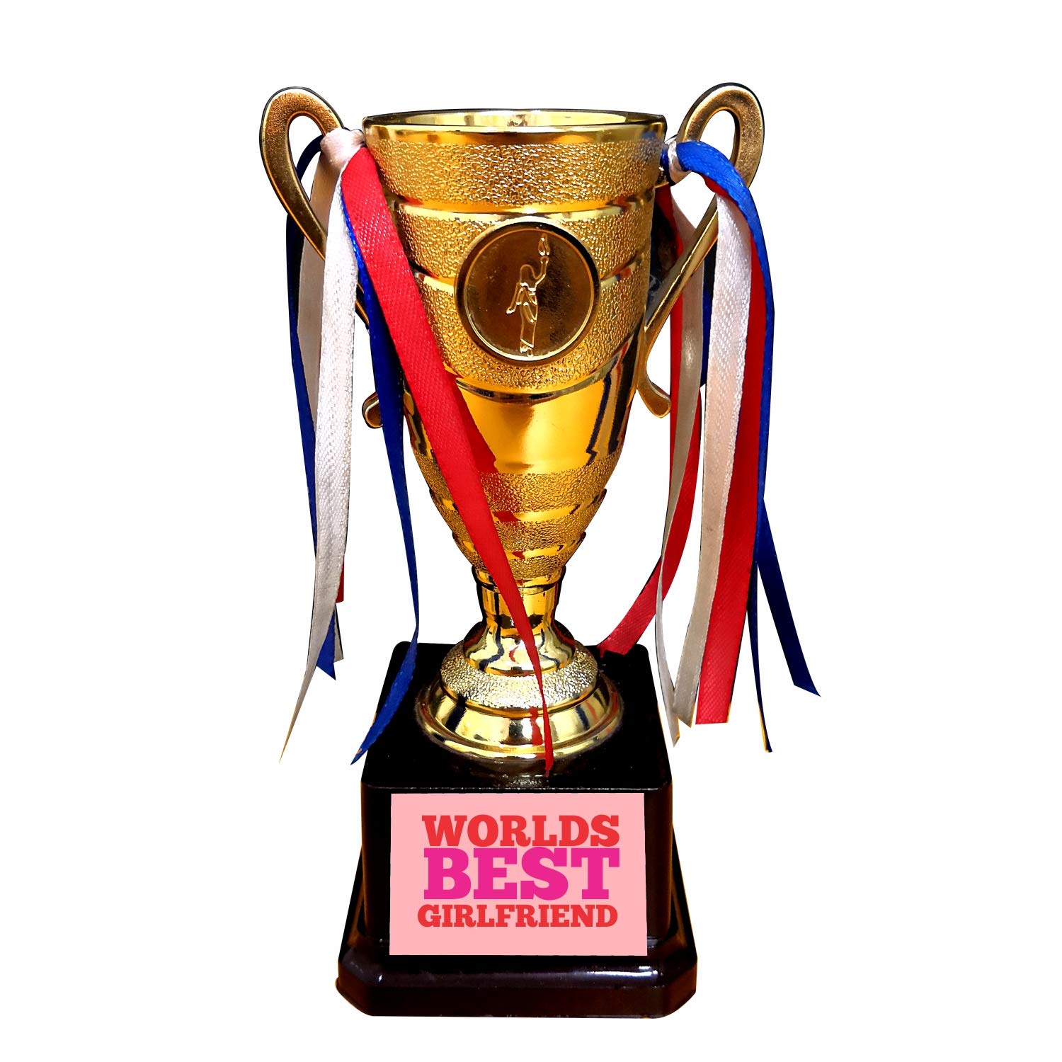 Yaya Cafe Valentine Gifts for Girlfriend, Worlds Best Girlfriend Award Trophy - Champion Golden (B07MCD4C5K) Amazon Price History, Amazon Price Tracker