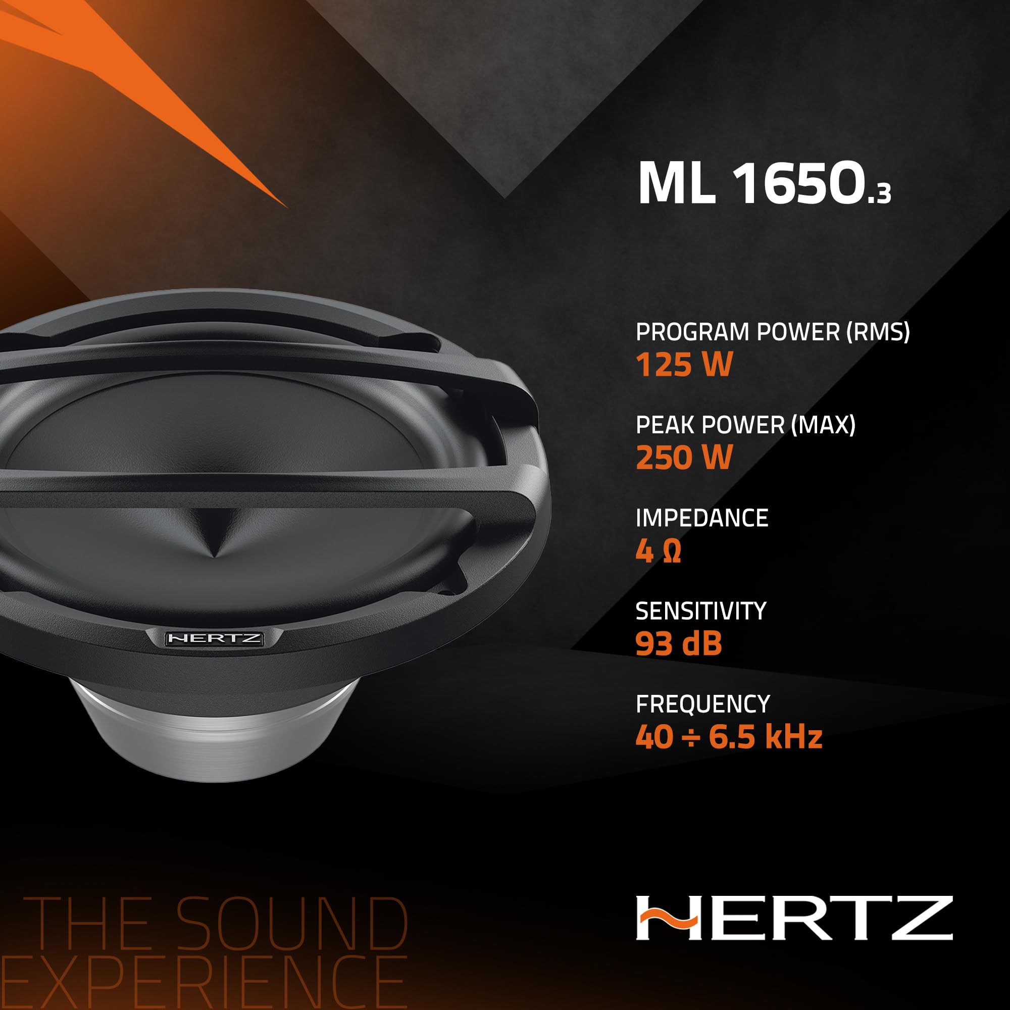 Hertz ML 1650.3 Paar Tieftöner 165 mm, 250 W