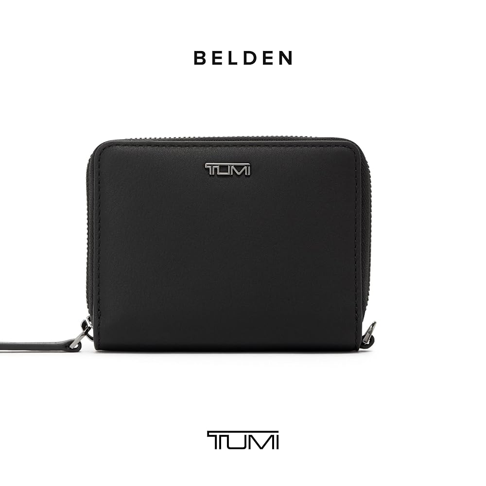 3/C FOLD WALLET BLACK ① Amazon.com | TUMI - Belden Tri-Fold Zip-Around - Leather
