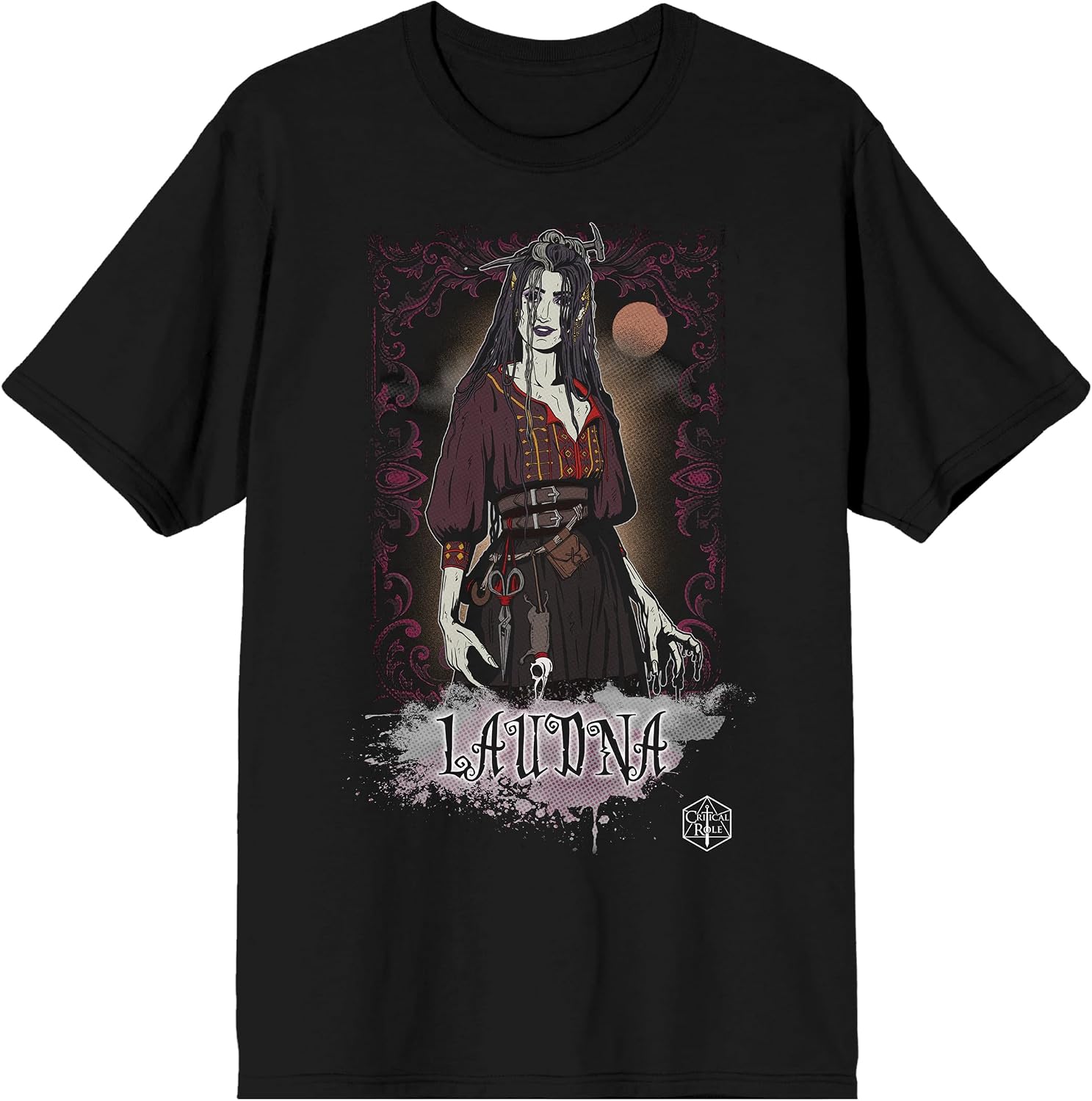 Critical Role Campaign 3: Bells Hells Laudna Men's Black Short Sleeve Tee