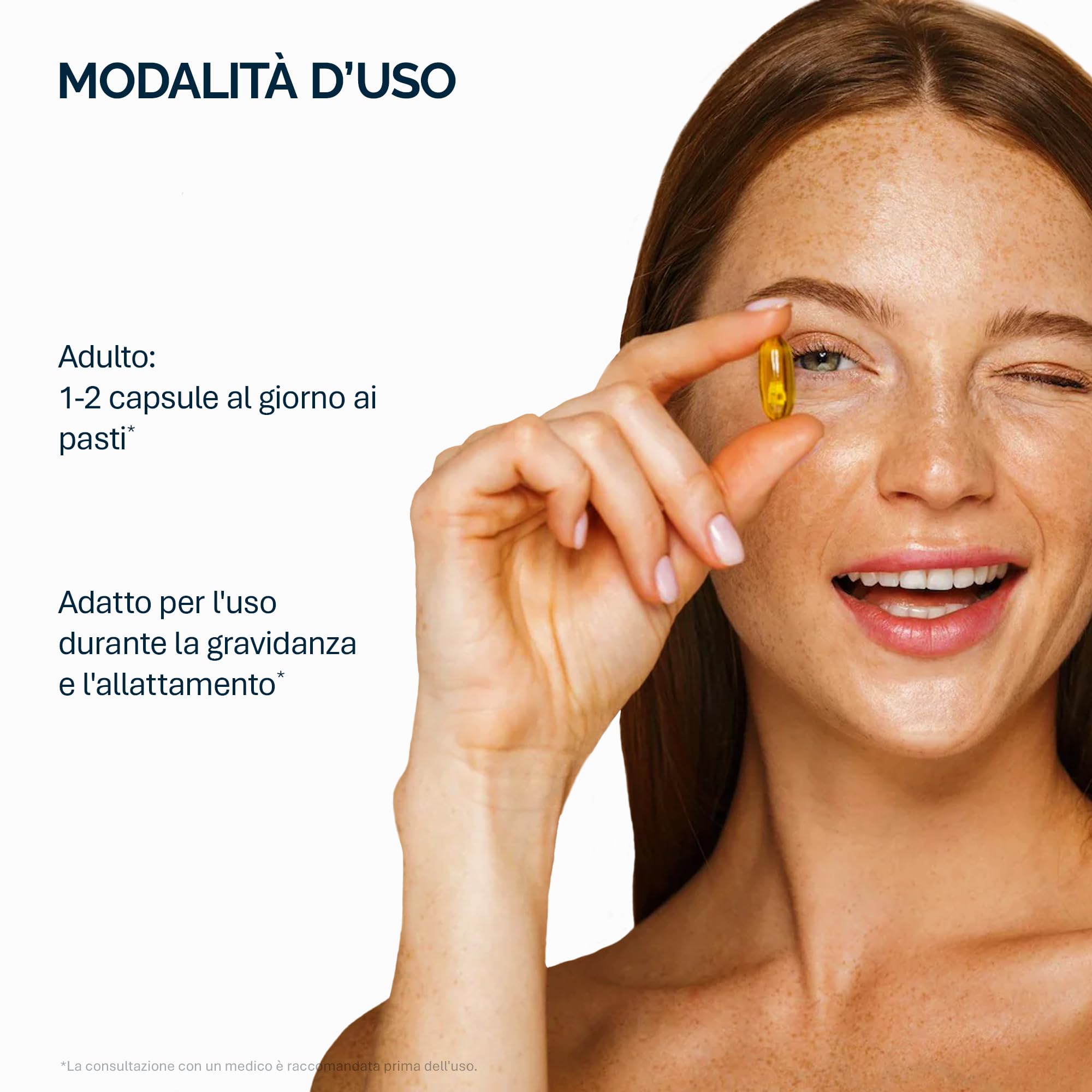 NFO Omega 3 Ultima - 120 Capsule Olio di Pesce Norvegese Alta Concentrazione EPA DHA, 1 Capsula ad Alta Dose con Vitamina E, Alta Purezza, Senza OGM