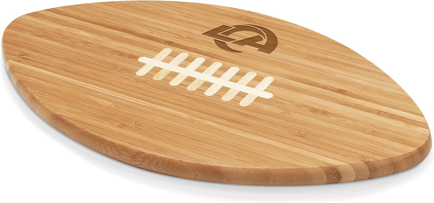 NFL LA Rams Touchdown Pro! Engraved Board, One Size, Natural Wood