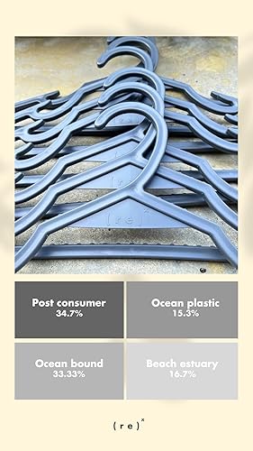 Miniatura 5 de Percha sostenible para bebésniños 100% reciclada con océano y océano (amarillo)