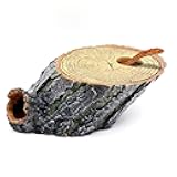 Snake Hide and Basking Tree Roots Cave for Terrariums, Available for Climbing and Hiding Spots for Reptiles, Amphibians, and Small Animals, Corn Snake, Small Gecko