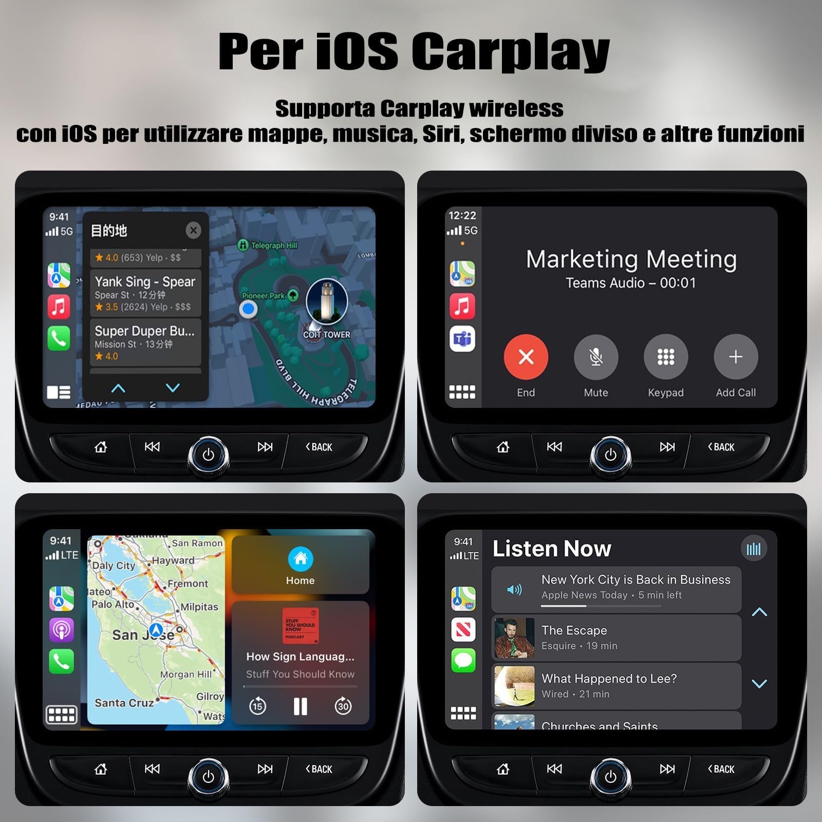 Adattatore Wireless CarPlay Per IOS - Trasforma Il CarPlay Cablato In Wireless, Compatibile Con IOS 10-16 - Foto 4