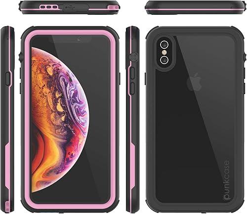 Miniatura 7 de Punkcase Funda impermeable Serie Rapture protectora de cuerpo completo con certificación IP68 con protector de pantalla integrado parte trasera