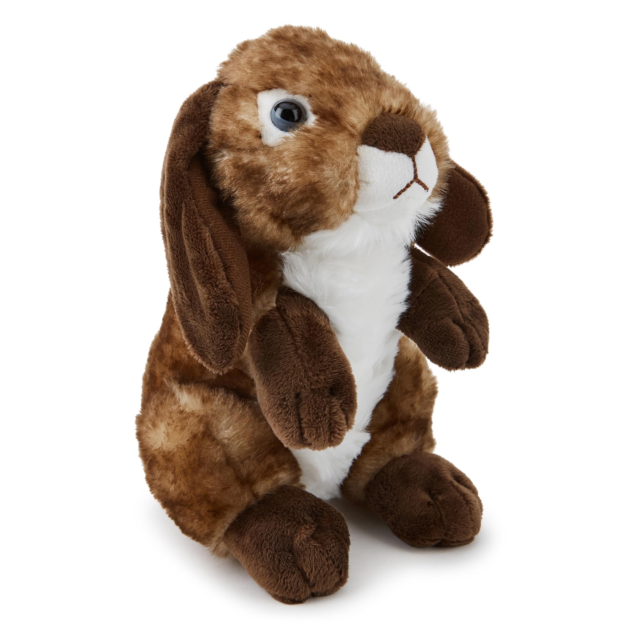 Zappi Co Brown Rabbit Plush Toy (20cm) - Soft, Eco-Friendly, Part of the Loved Safari Animal Series, Made with 100% Recycled Material