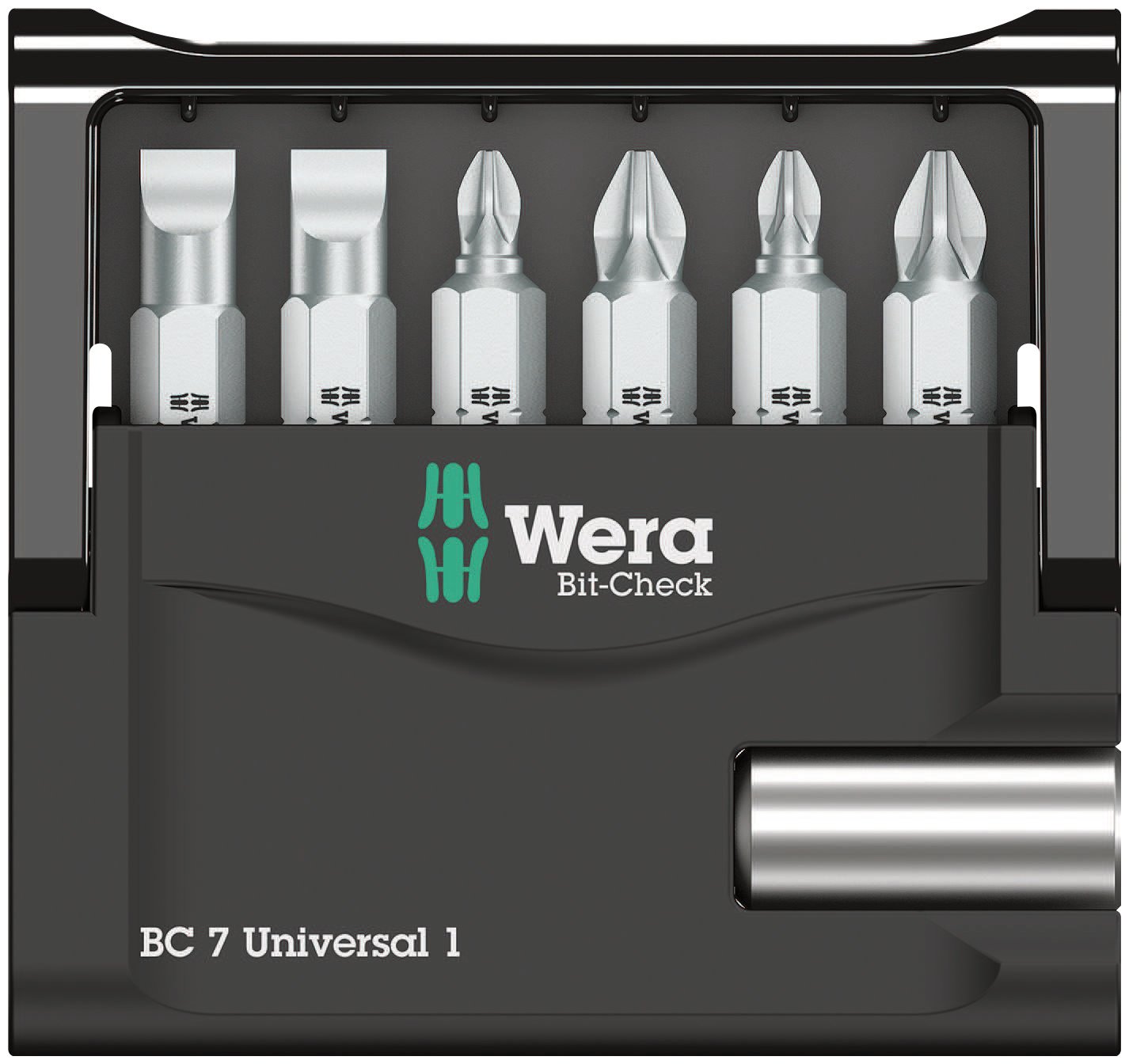 Wera Bit-Sortiment, Bit-Check 7 Universal 1 SB, 7-teilig, 05073406001