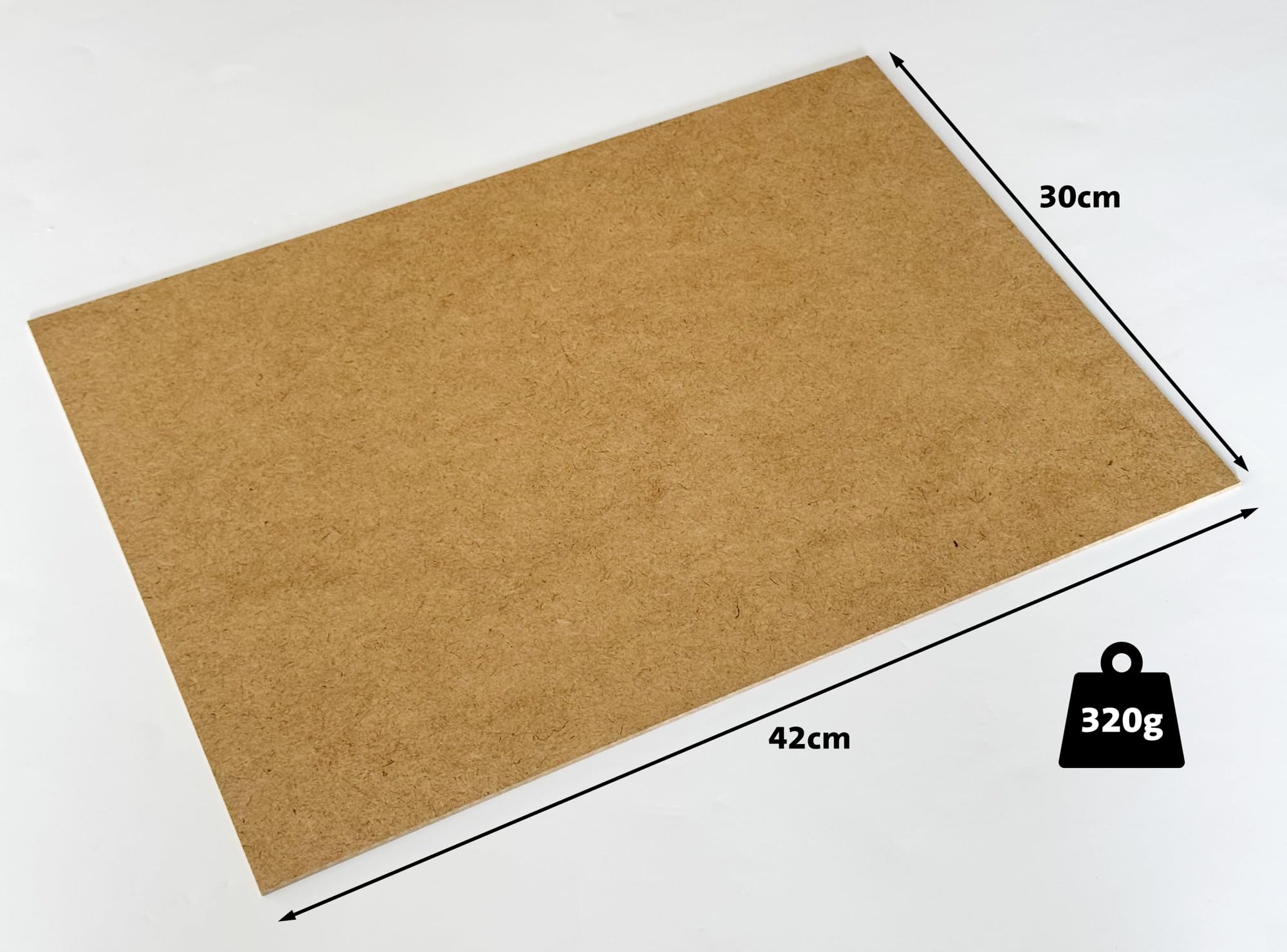 codiarts HDF Platten 30x42cm 2.8mm Hochdichte Holzfaserplatte Perfekt für Laserschneiden & Basteln Hohe Stabilität Glatte Oberfläche Umweltfreundlich (20)