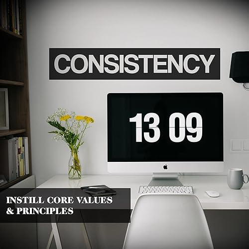 Miniatura 4 de My Vinyl Story  Consistencia  Calcomanía motivacional de pared para gimnasio en casa fitness entrenamiento oficina decoración de pared vinilo