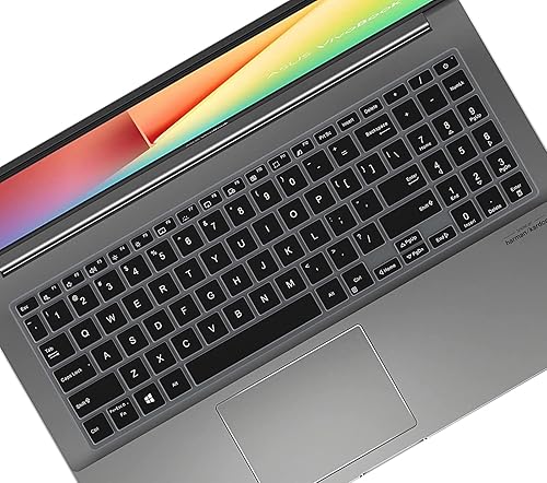 Funda de teclado para portátil ASUS Vivobook Go de 15.6 pulgadas E510MA L510KA-ES04, ASUS VivoBook S15 S533 S533EA S533FA K3502, ASUS VivoBook 15