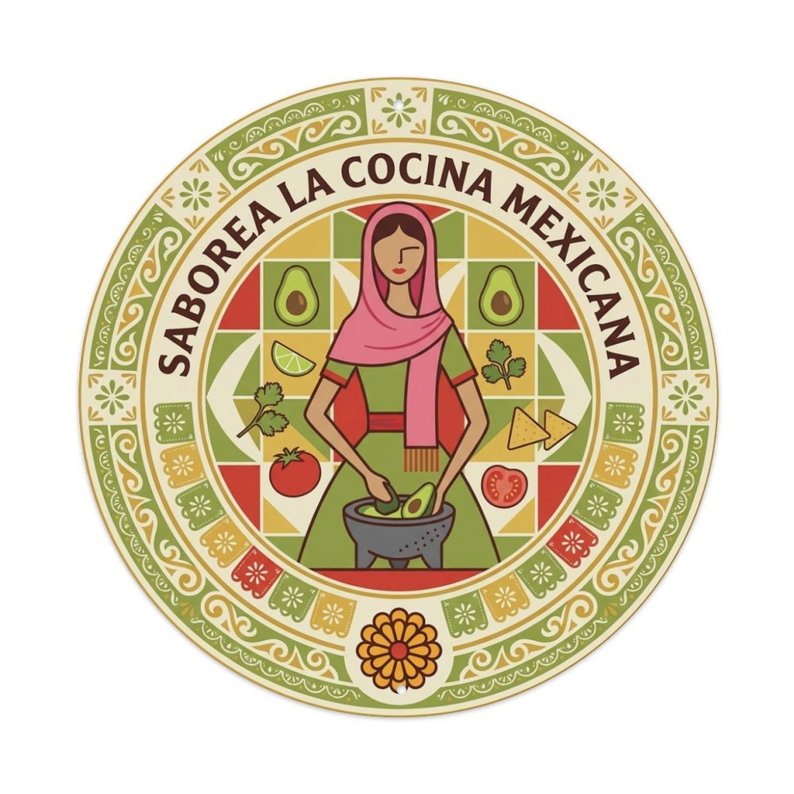 Guacamole Mexican Cuisine Culinary Travel Food Metal Tin Sign