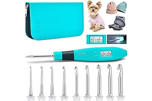 Counting Crochet Hook Set: Effortless Crocheting with Digital Precision