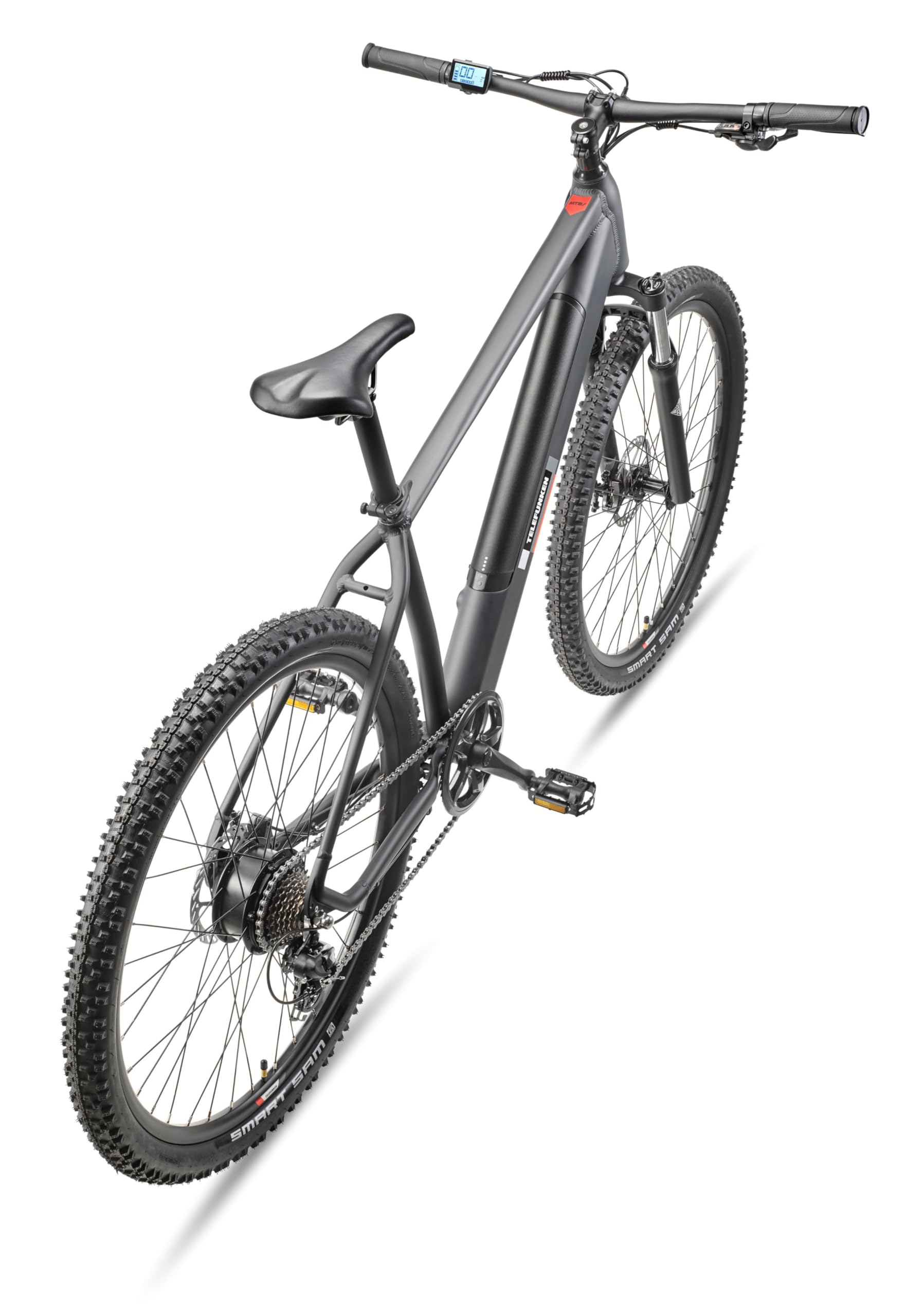 TELEFUNKEN E-Bike Mountainbike 29 Zoll für Herren und Damen | Elektrofahrrad mit 250W Hinterradmotor & 468 Wh Akku | 7-Gang Kettenschaltung | Scheibenbremsen | MTB Hardtail Pedelec