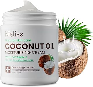 Loción de aceite de coco con vitamina E, Loci...