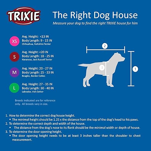 Miniatura 8 de Casa de perros Trixie Pet Products, Pino (Glazed Pine)