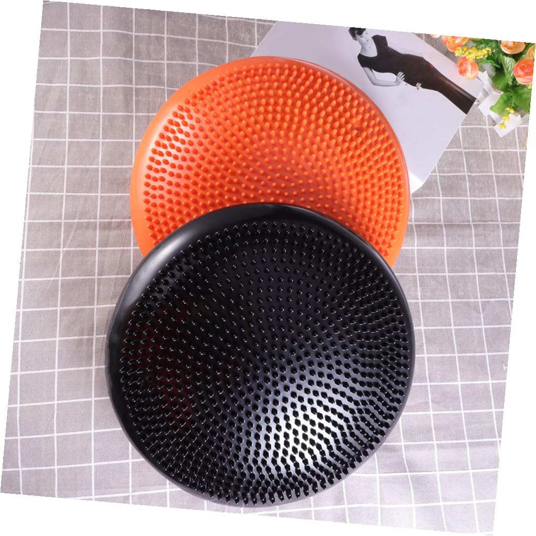 Cuscino Gonfiabile per Equilibrio Nero in Pvc per Ragazzo Ragazza