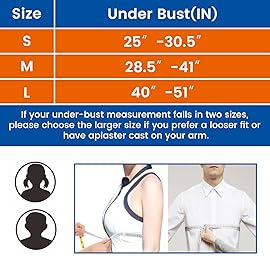 Willcom Arm Sling for Shoulder Injury with Waist Strap - Immobilizer Brace Support for Sleeping, Rotator Cuff Surgery (Comfort Version, Left, Small, 25-30.5 inch)