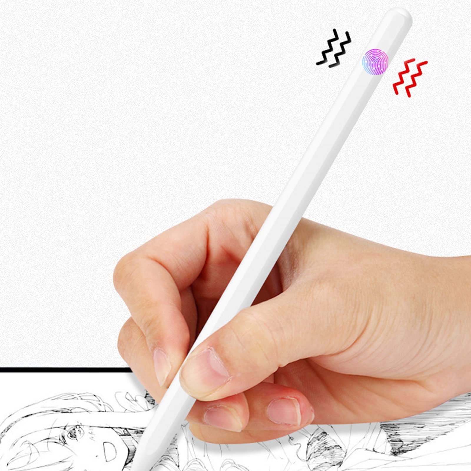 Stylet universel pour écrans tactiles de téléphone - Compatible avec tablette robuste magnétique USB - Stylet numérique actif