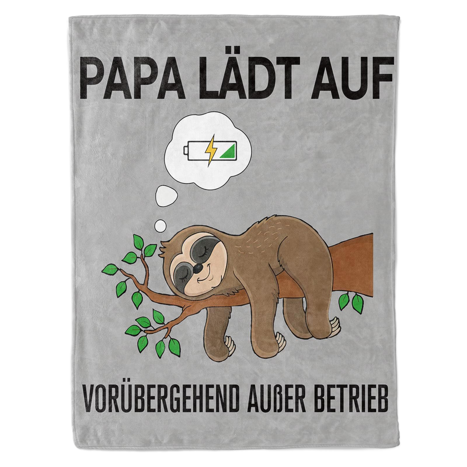 CadeauJoie Flauschige Decke Geschenke für Papa Mama Opa Kuscheldecke zum Geburtstag Muttertag Ostern Weihnachten 152x127cm