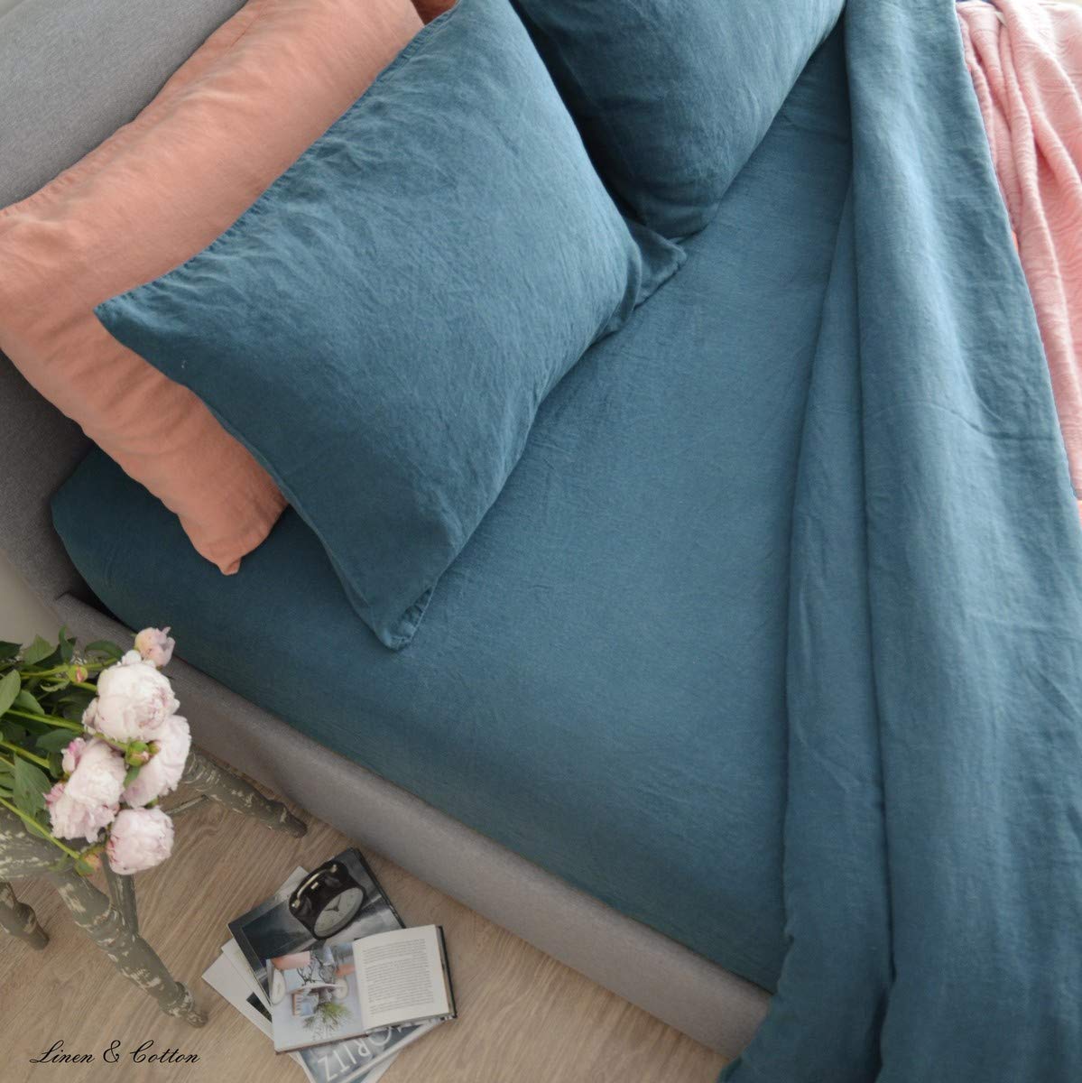 Promenons-nous Lot De 2 Draps-housse Bio 65 X 130 Cm Sauthon Baby Déco