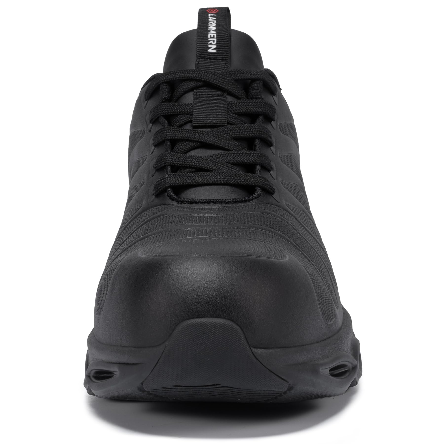LARNMERN Zapatos de Seguridad para Hombre Amortiguación Cómodo Impermeable Ligeras Moda Punta de Acero Anti-Impacto Zapatillas de Seguridad