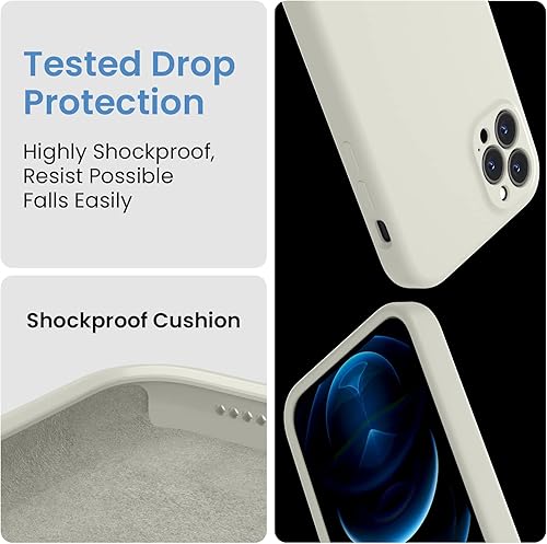 Miniatura 4 de Cordking Funda para iPhone 11 Pro Max, silicona bordes cuadrados y protección de cámara Funda mejorada para teléfono con forro de microfibra suave