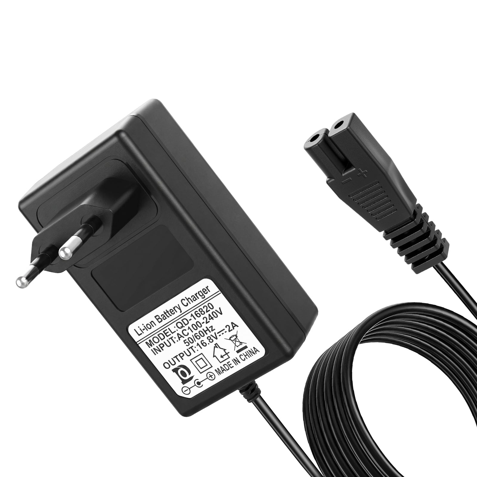 Cargador de 16,8 V y 2 A Compatible con los Robots de Piscina Aiper Scuba S1/E1; Adaptador de Corriente para los Robots de Piscina automáticos Aiper Scuba S1/E1; Cargador de Repuesto