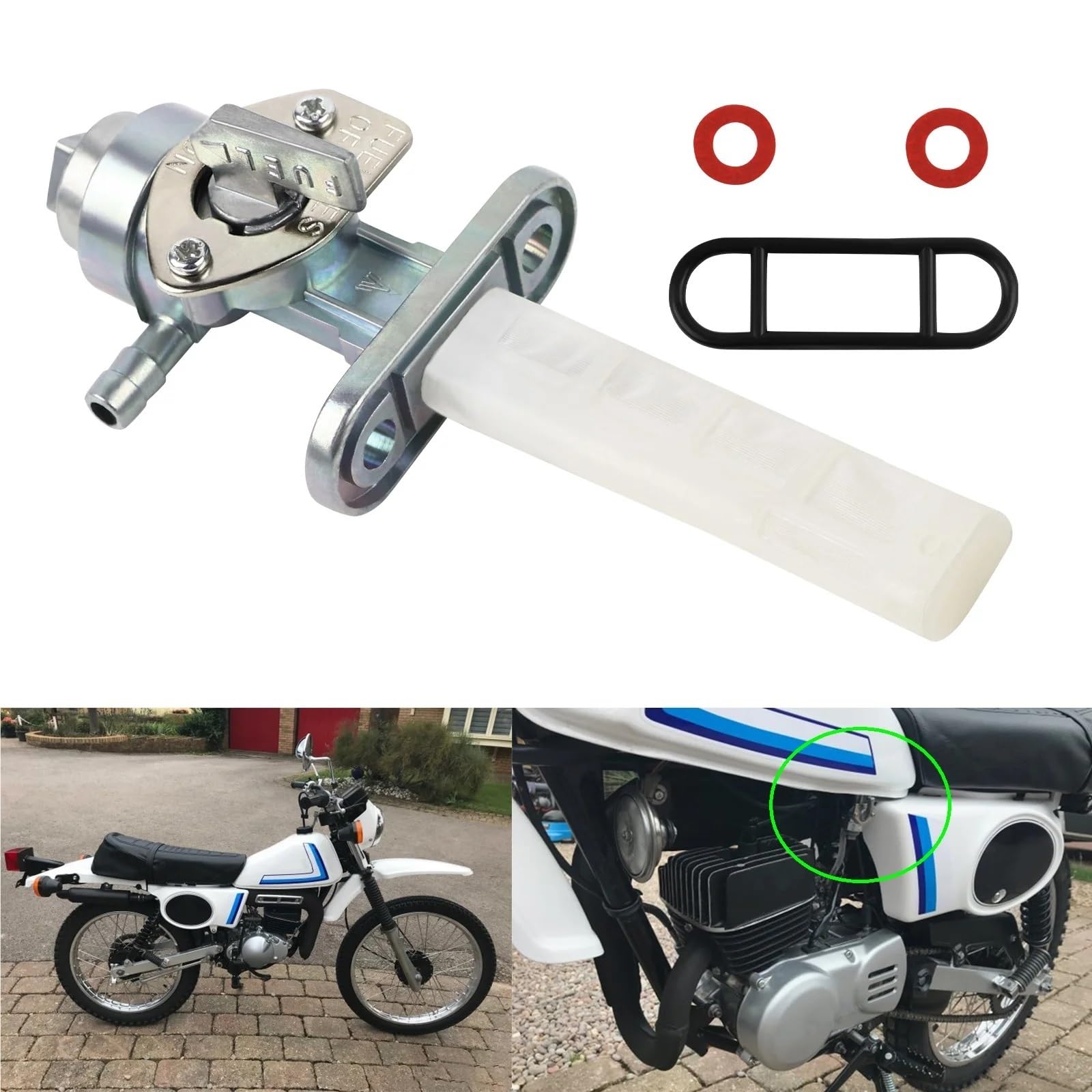 Amazon.co.jp: バイク用 燃料コック スズキ TS125 TS185 TS50 TS250 
