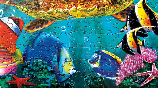 Amazon.com: Buffalo Games - Tiny Bubbles - 300 Piece Puzzle for