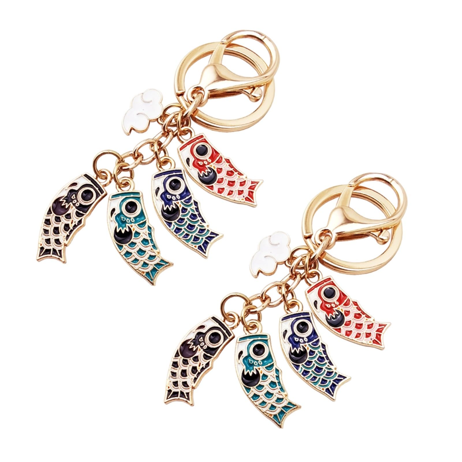 Koinobori Keychain Set, 2-Piece
