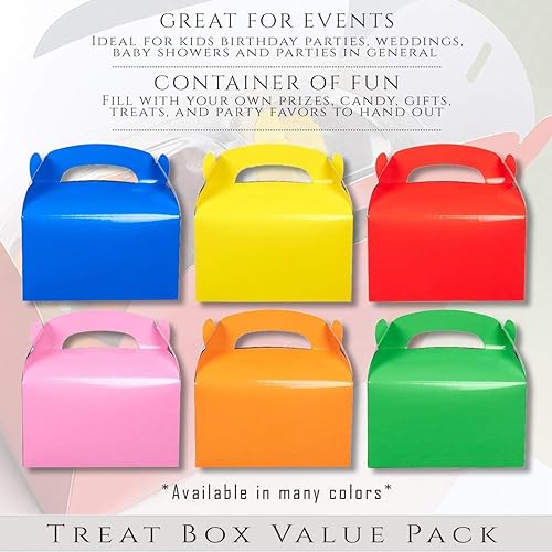 Miniatura 5 de Paquete de 24 cajas de papel para golosinas  Cajas de regalo para fiestas  2 docenas de cajas de regalo de fiesta de cumpleaños verde brillante  24