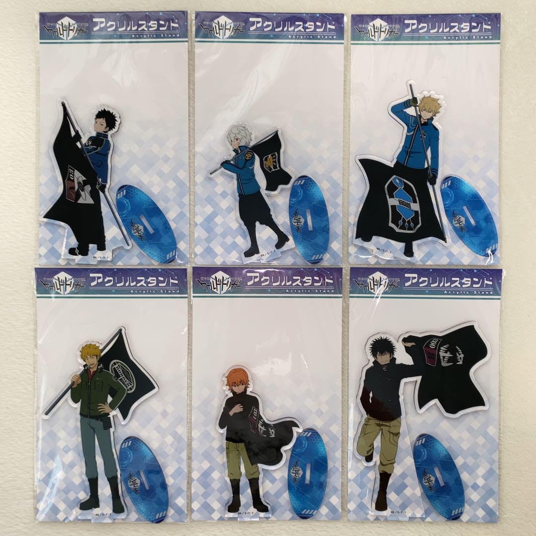 アクリルスタンド4種＋アクリルムードランプ2種＋フォトカード6種（セット販売） Amazon.co.jp: ワールドトリガーアクリルスタンド フラッグVer6