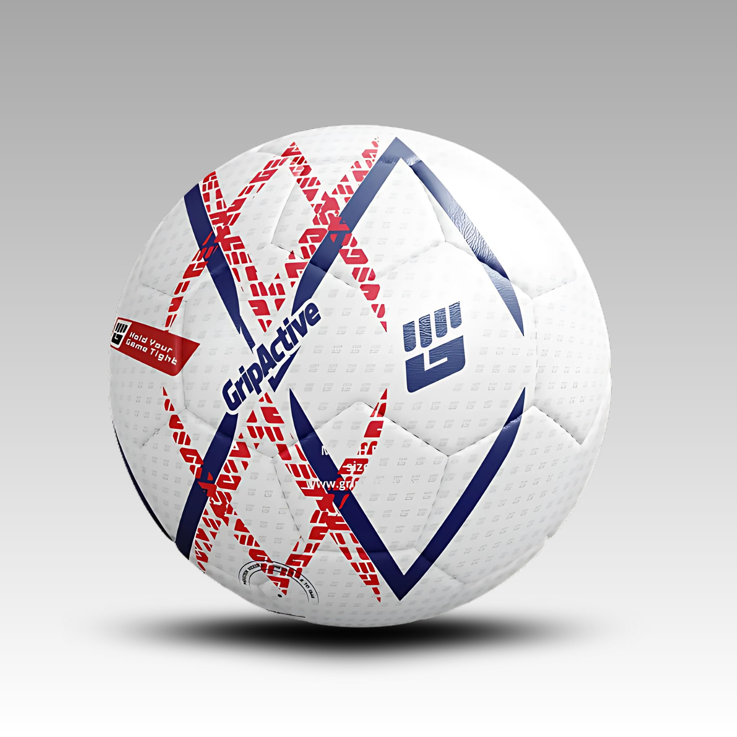 Grip Active Matchball Football Size 5 Durable Soft Touch Soccer Ball for Kids and Adults Ideal for Training Practice and Matches — image 1