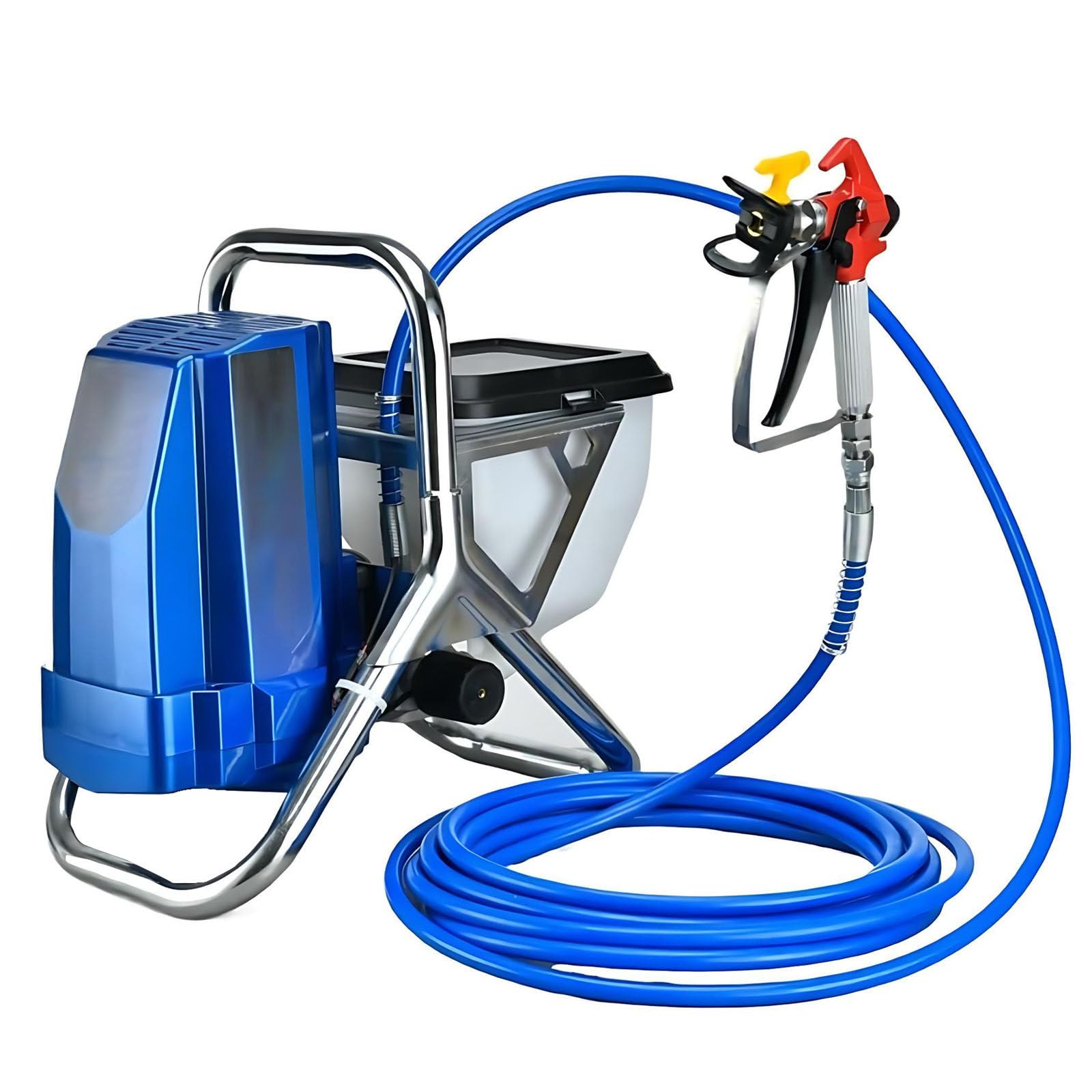 Spruzzatore Professionale Airless,Sistema di spruzzo a Colori Airless, 1800W e Alta efficienza 3300 psi, per l’imbianchino su edifici residenziali e Commerciali