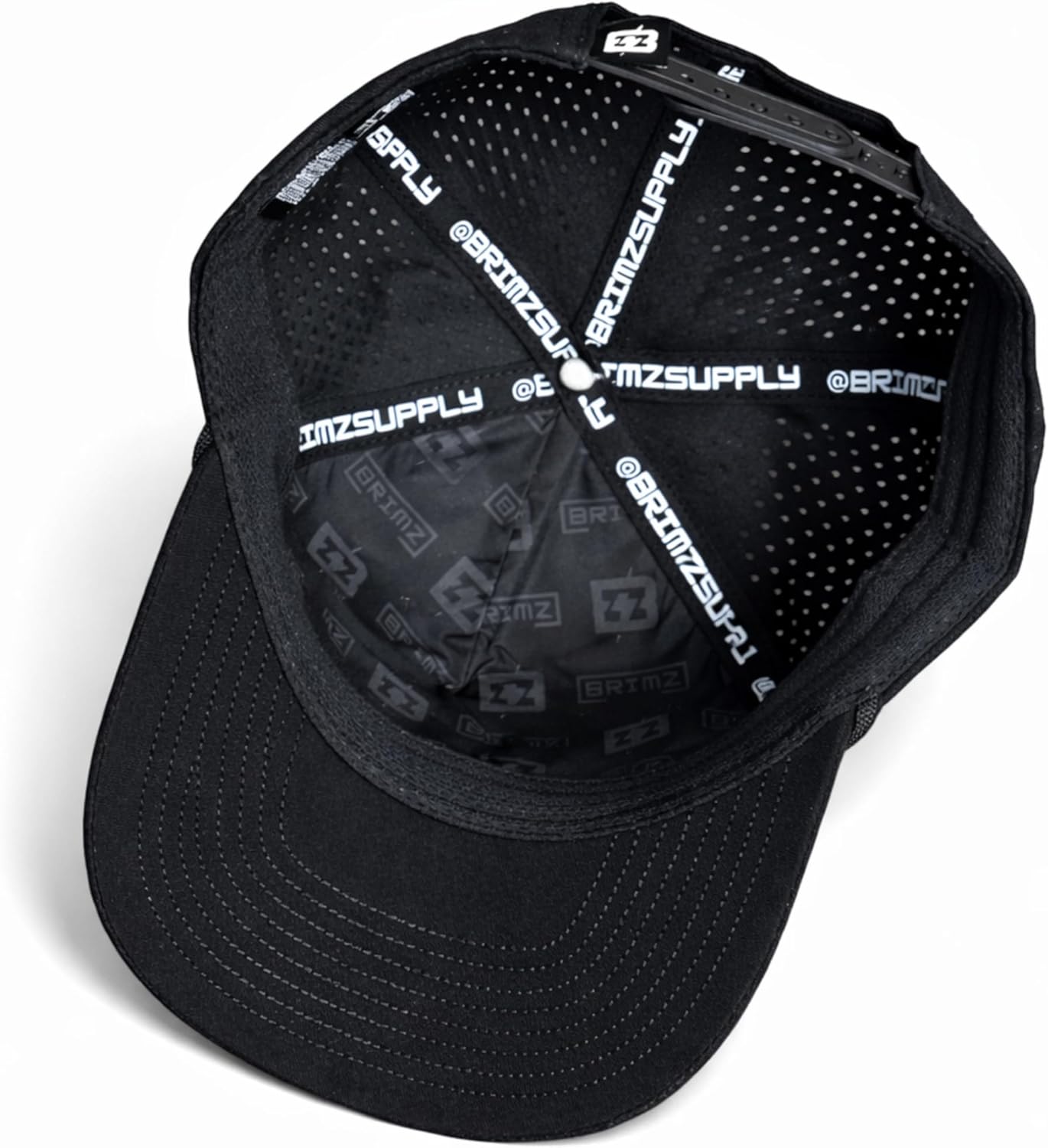 BRIMZ Outdoor Performance Hat - Water & Sweat Resistant Hats - Breathable & Moisture-Wicking Snapback