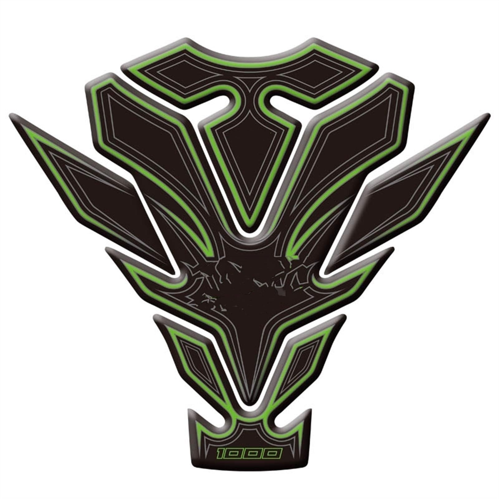 Motorcycle Knee Tank Traction Pads Fuel Grips Stickers Decal for Kawasaki for Z1000 2011-2015 Carbon-Look(Color4)