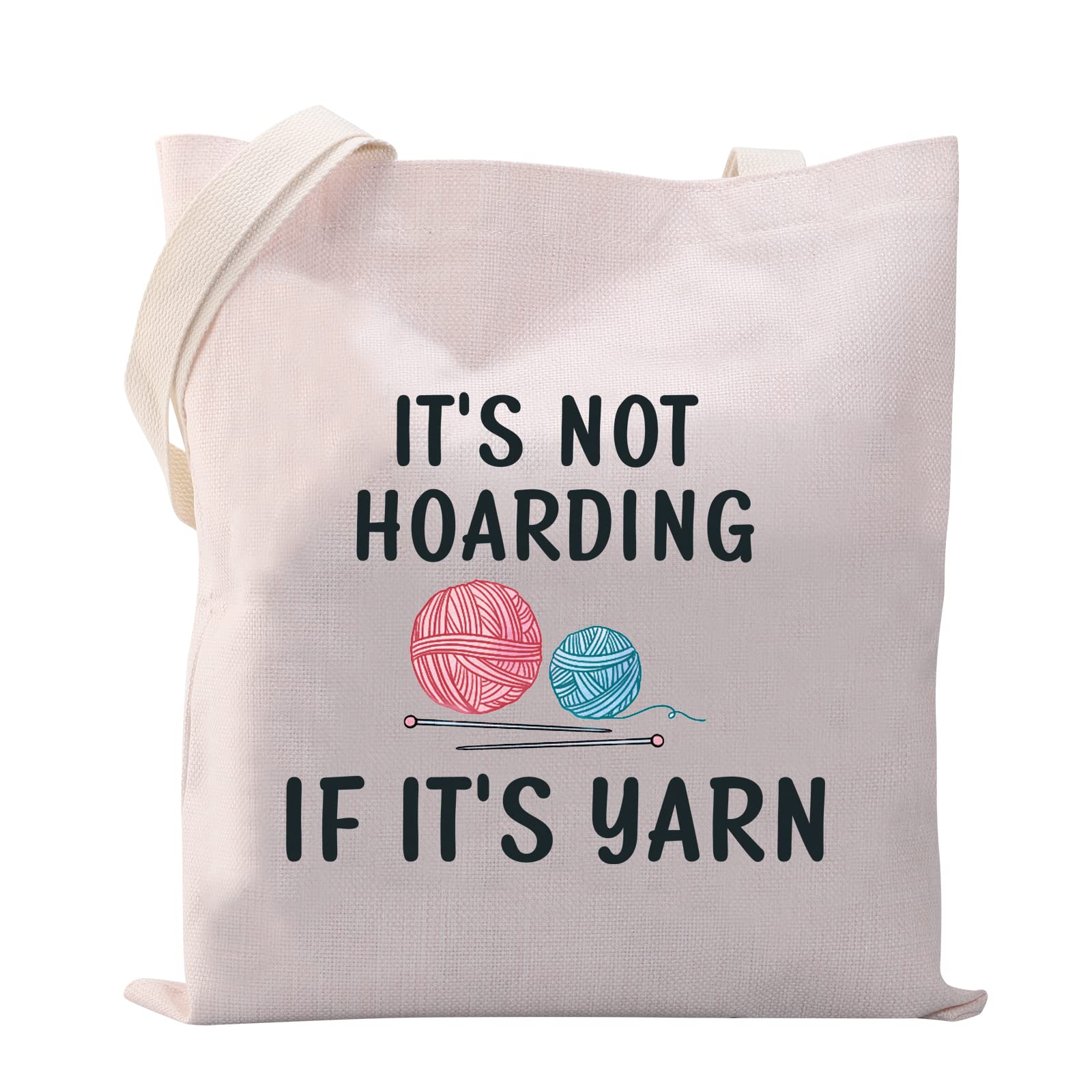 VAMSII Knitting Lovers Gifts Knitting Tote Bag