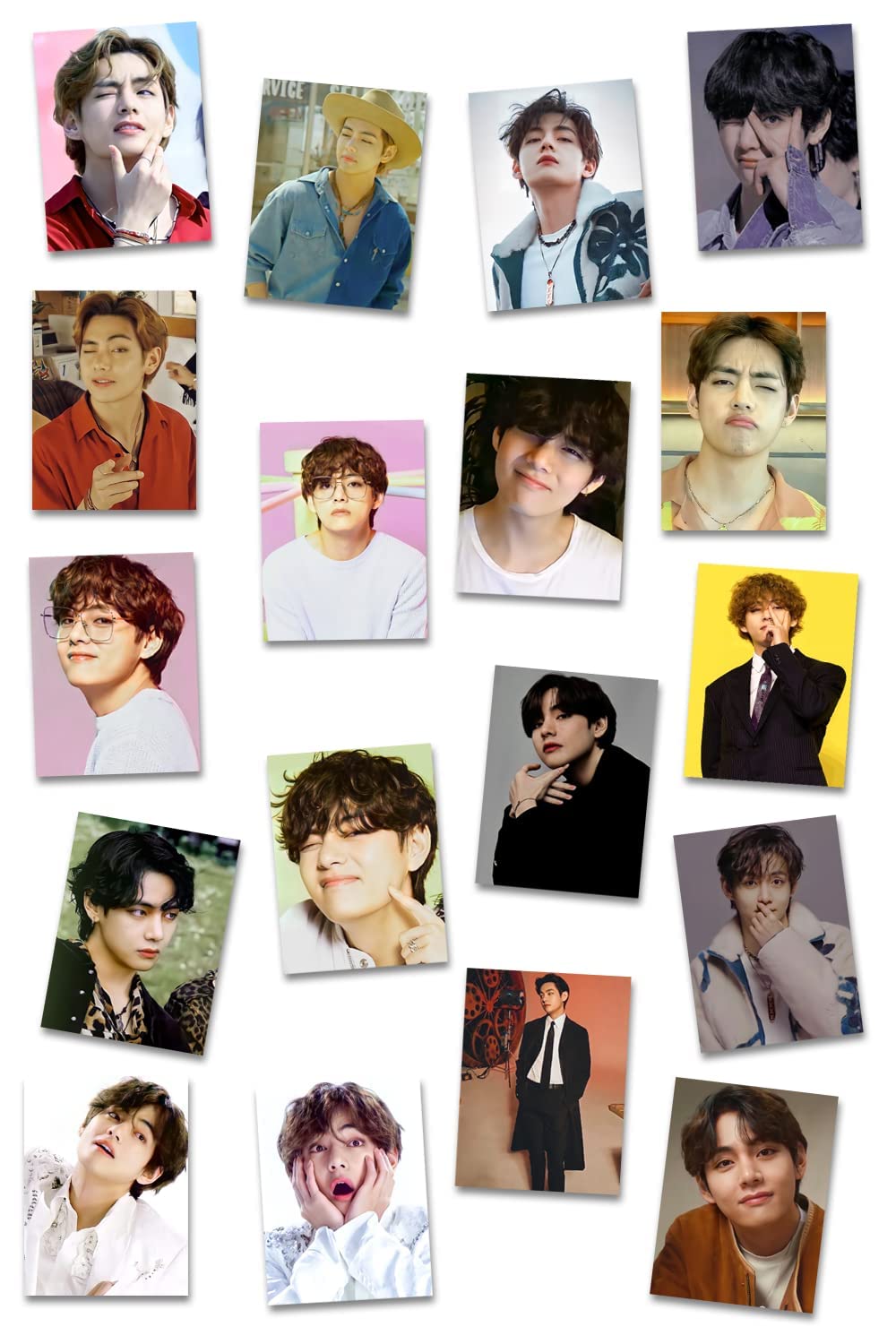 CRAFT MANIACS BTS PACK OF 18 MATT LAMINATED 3X4 INCH EACH LOMO