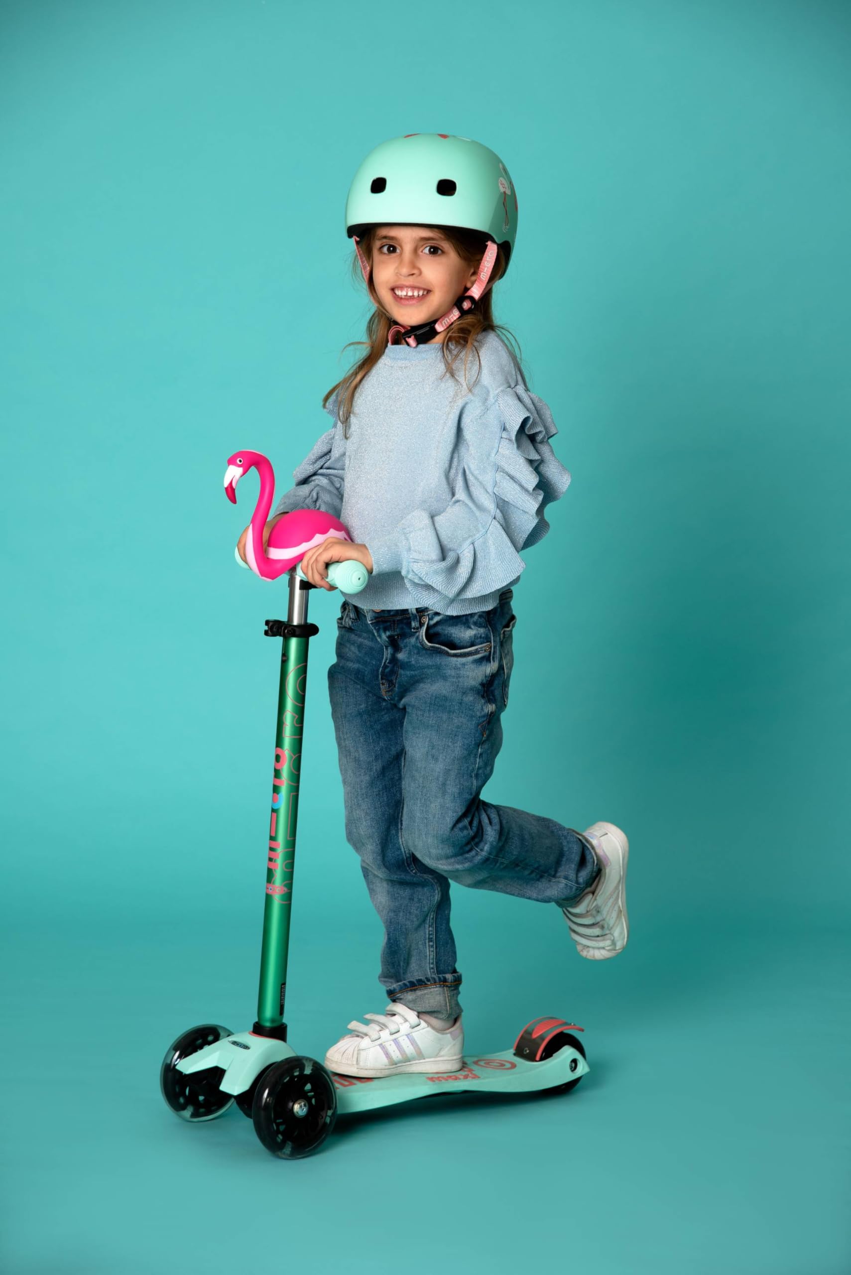 Micro® | Maxi Deluxe LED Patinete 3 Ruedas Niños | Ruedas con Luces LED | Sistema de Giro por inclinación | Altura Regulable | 5-12 Años | Niños y Niñas