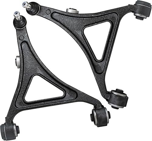 Detroit Axle - 2 brazos de control delanteros AWD para Chrysler 300 12-22, Dodge Challenger 17-22, cargador 13-22, 2 brazos de control inferiores