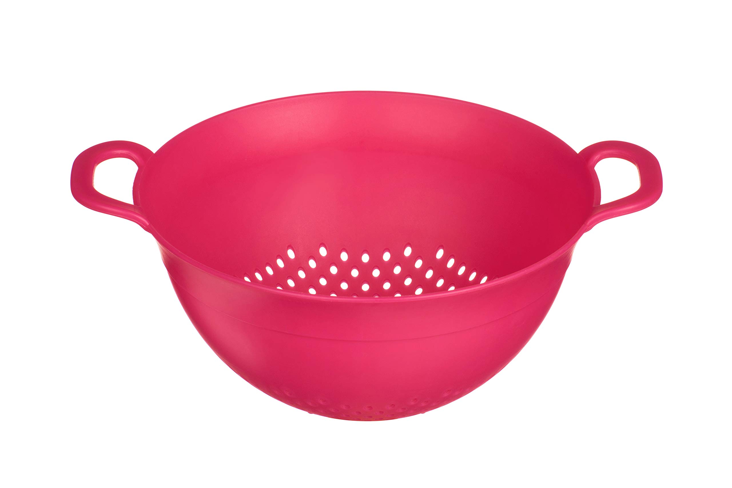 Orsina Plastic Colander with Handles - Pink - Extra Small