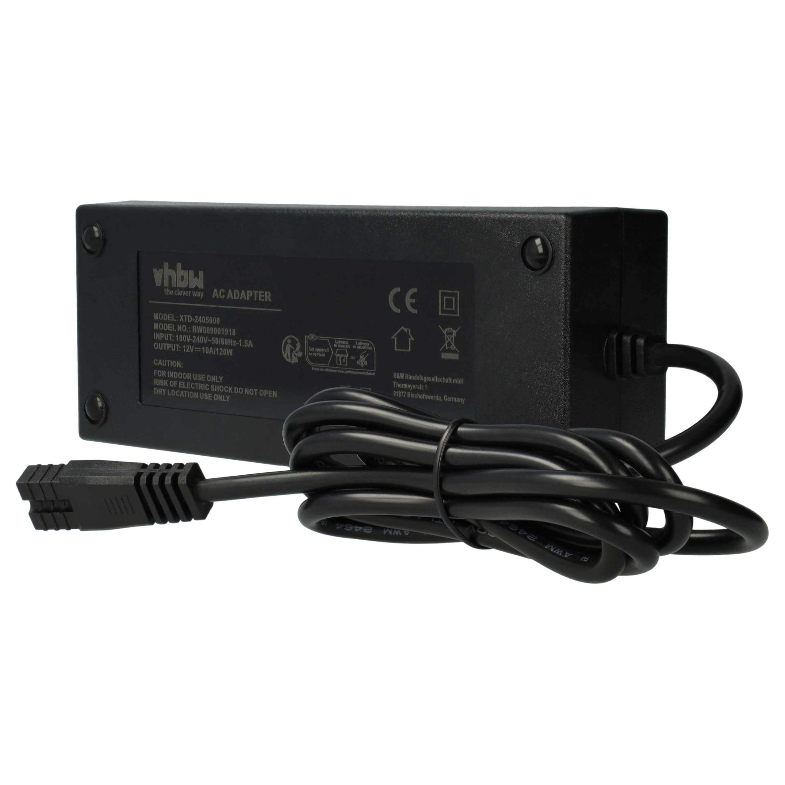vhbw 1x Fuente alimentación Compatible con Dometic Waeco CoolFreeze CDF16, CDF11, CF16, CF11 Nevera de Coche