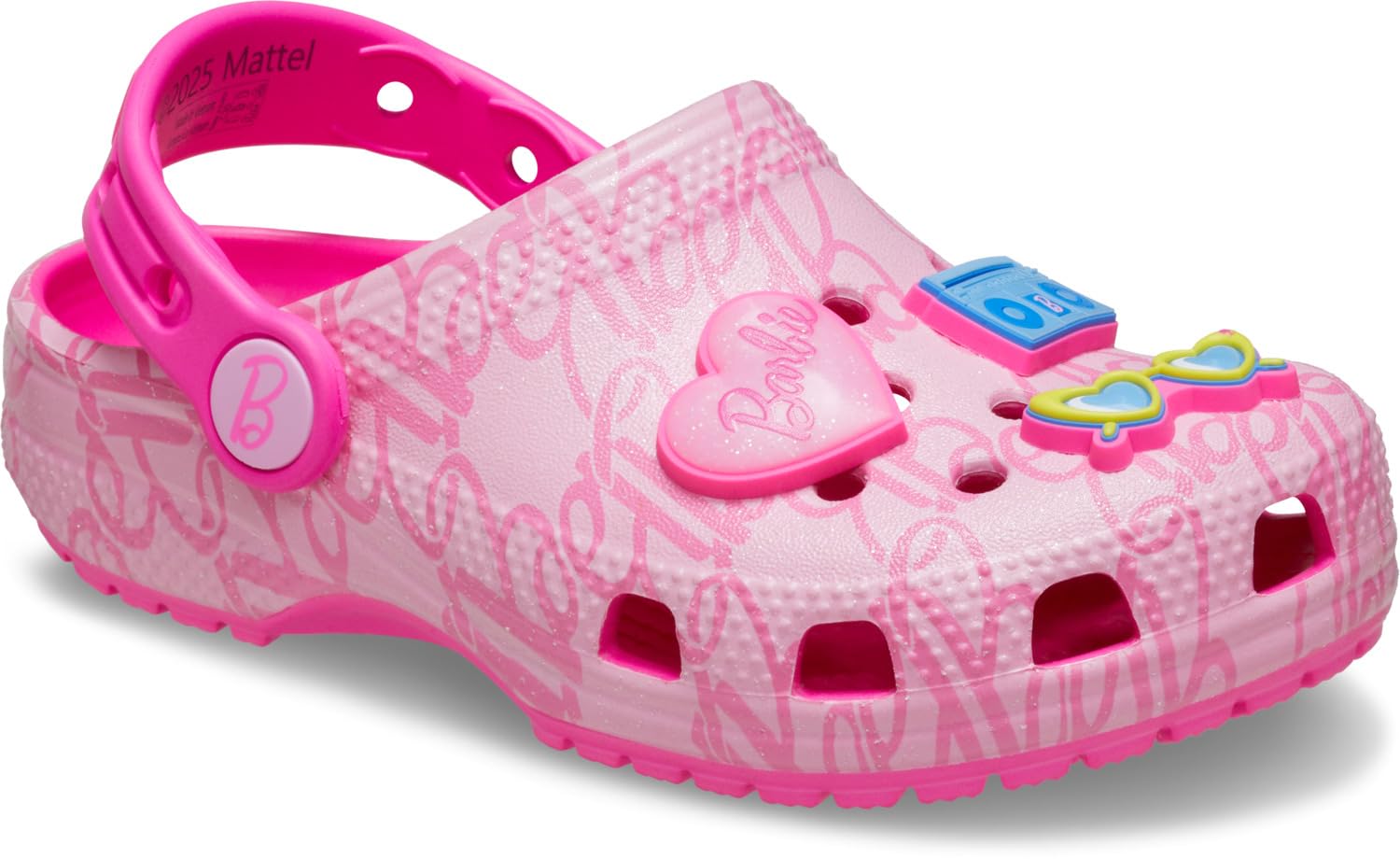 Crocs Mattel Pink Barbie Classic Clog T, Zuecos Unisex niños
