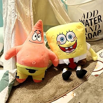 Amazon.co.jp: UOAO スポンジボブ ぬいぐるみ スポンジボブ 抱き