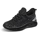 Girls Lightweight Sneakers Kids Lace-up Tennis Running Shoes, Breathable Walking Shoes for Toddler/Little Kid/Big Kid