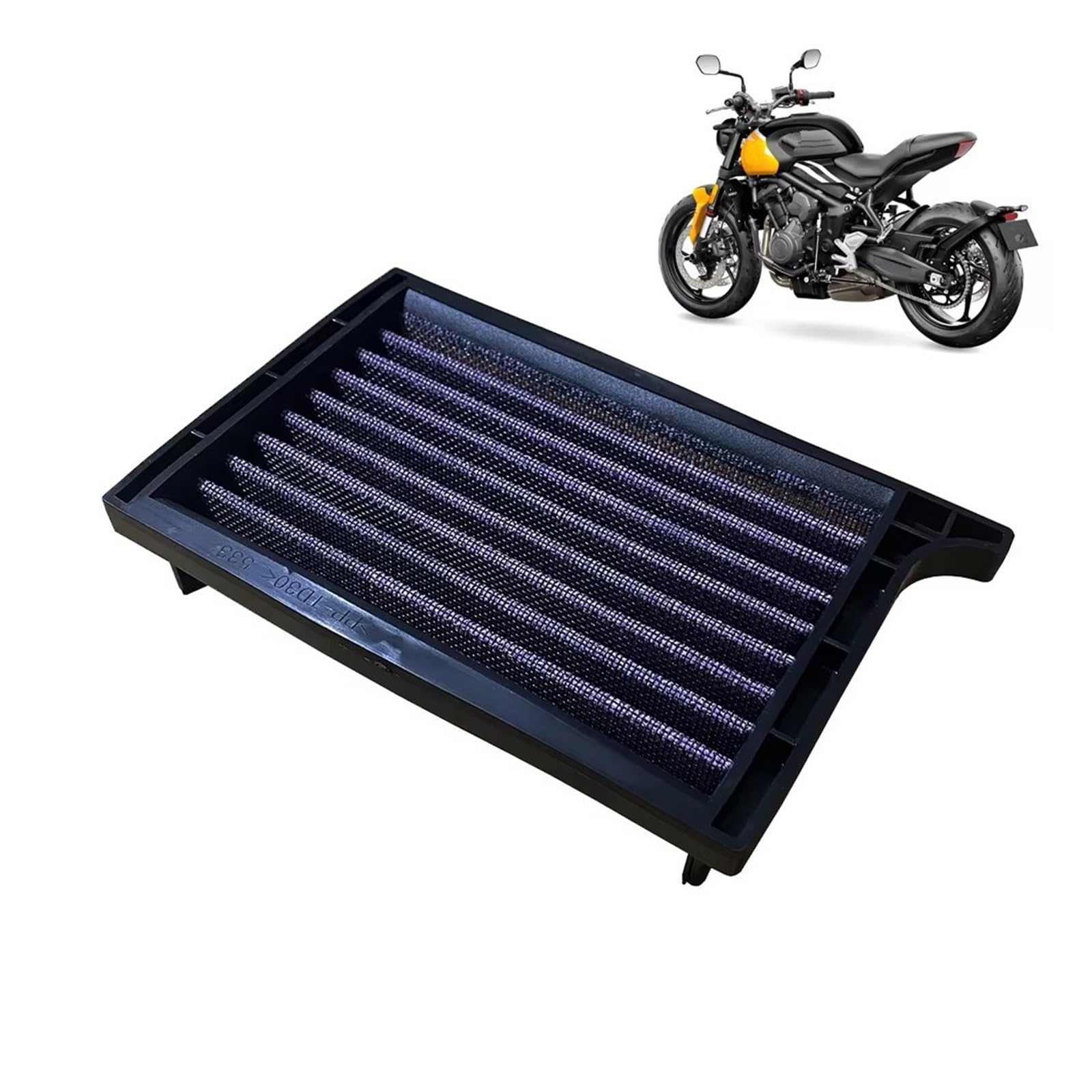 Filtro Aspirazione Aria Moto Per Triumph Per Tridente | 660 2021-2024 Per Tiger Sport 660 2022-2024 Elemento filtrante di aspirazione aria ad alto flusso per moto