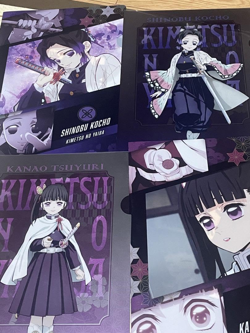 Amazon.co.jp: 鬼滅 一番くじ 栗花落カナヲ 胡蝶しのぶ クリアファイル